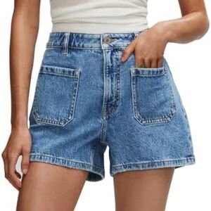 Universal Thread Blue Jean Shorts Raw Hem Size 2